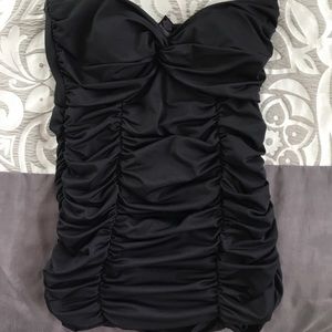 Sexy ruched tube top